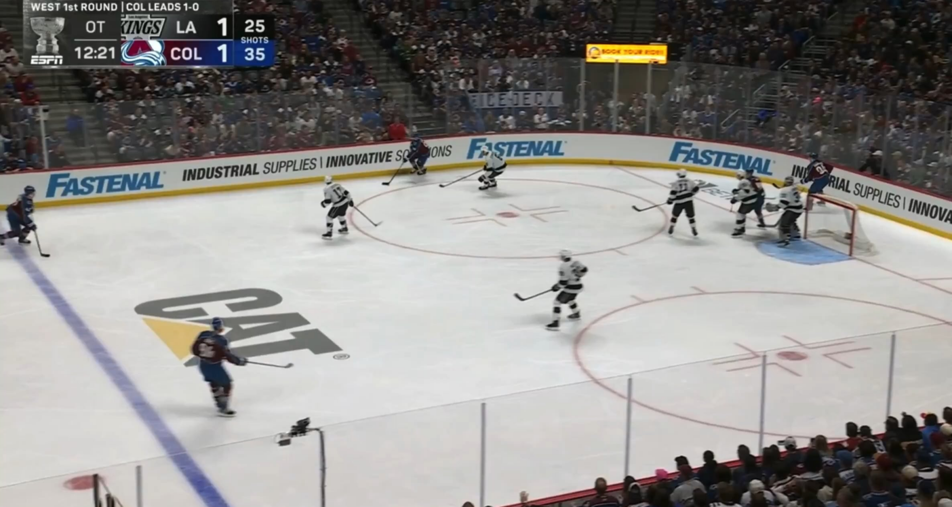 NICOLAS ROY WINS IT IN OT FOR THE COLORADO AVALANCHE!