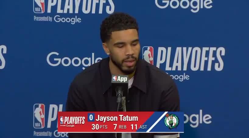 Jayson Tatum on Donte tearing his Achilles: "I was definitely like sick to my stomach yesterday seeing him go down. I know exactly how he's feeling, I know exactly what he has to go through. He has me in his corner, whether he gonna like it or not. So I'll definitely reach out to him soon"