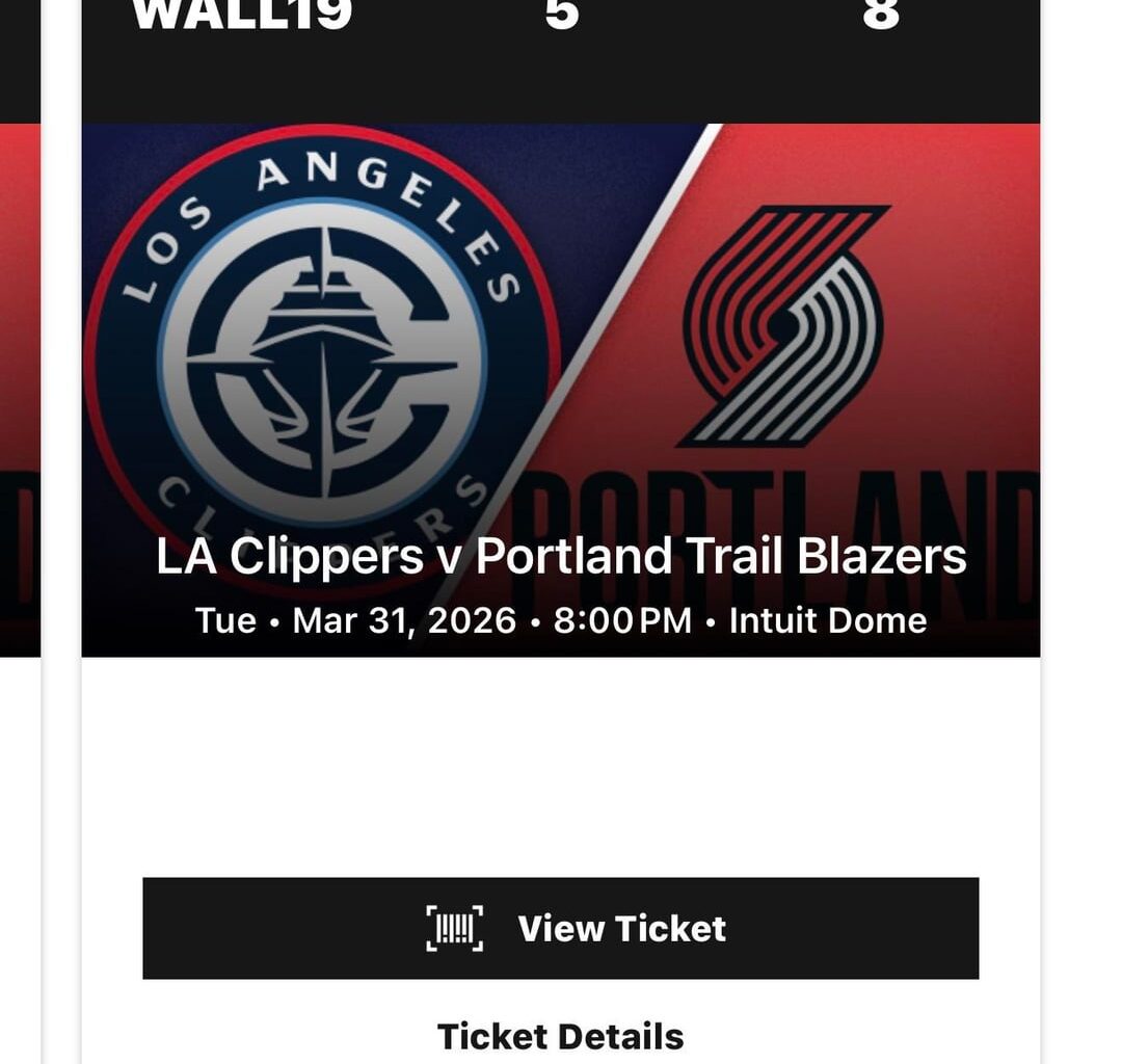 Selling two tickets to tonight’s game!