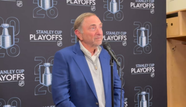 Gary Bettman doesn’t think “the league has a problem with goaltender interference challenges”, coaches just need to stop “challenging the wrong ones”.