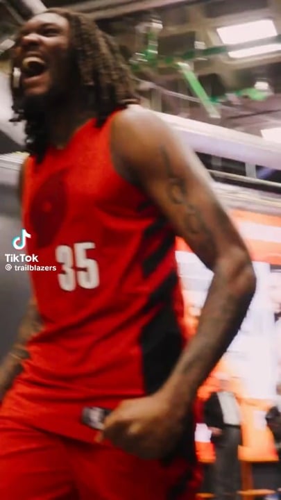 From the official Trail Blazers Tik Tok account
