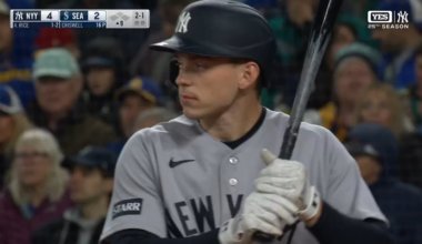 Ben Rice gives the Yankees some breathing room with a 427 foot bomb!