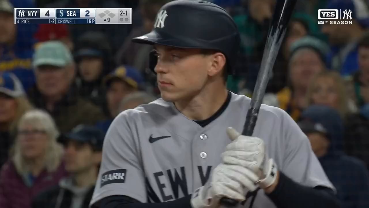 Ben Rice gives the Yankees some breathing room with a 427 foot bomb!