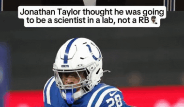 Colts star Jonathan Taylor believed he was going to be a scientist growing up and not a running back.