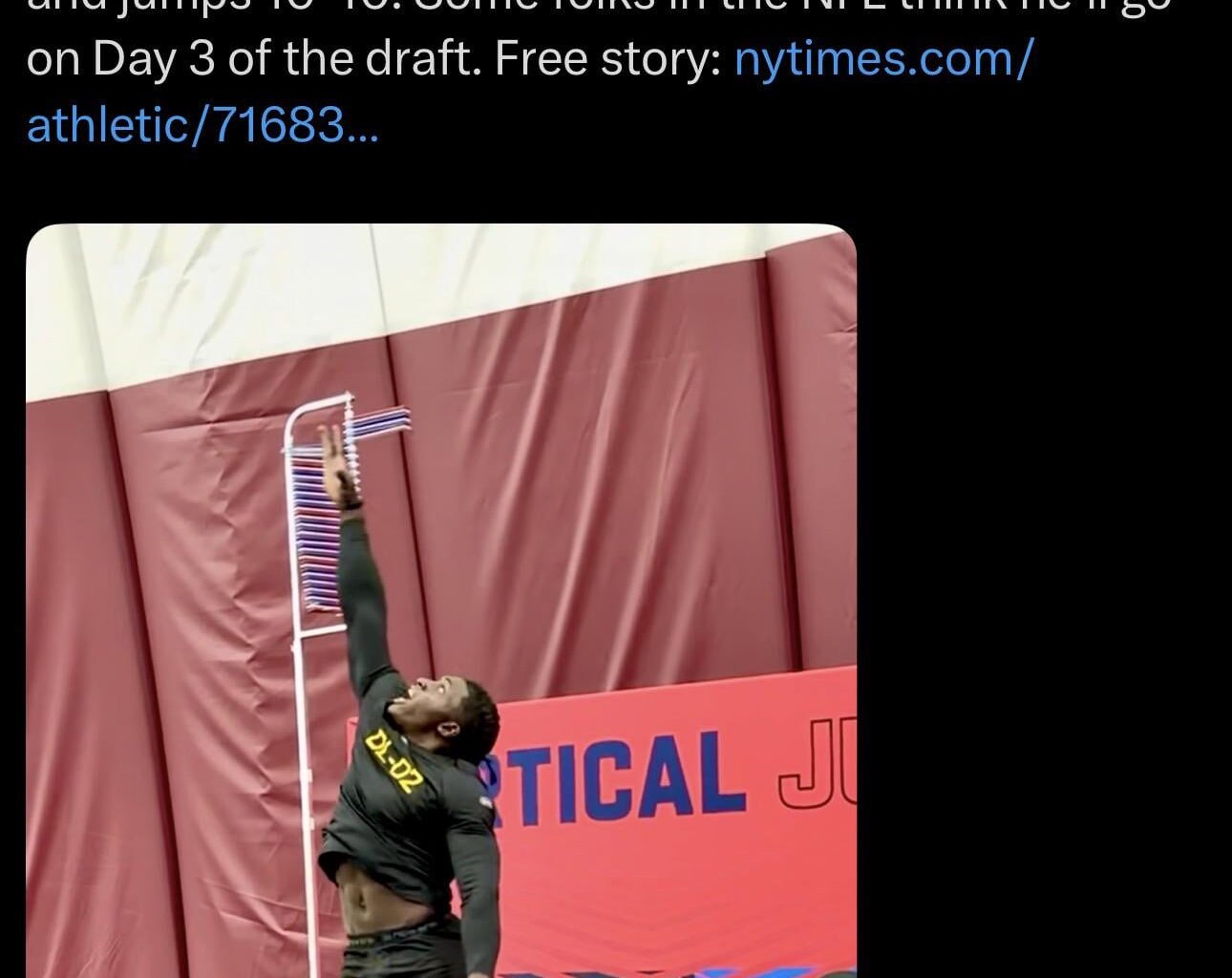 When Robert Saleh goes to sleep, he dreams of an athlete like this