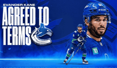 Canucks GM Patrik Allvin announce LW Evander Kane agreed to terms on a 4 year $19M ($4.75M) extension through the 2029-2030 season. @Canucks [X/Twitter]
