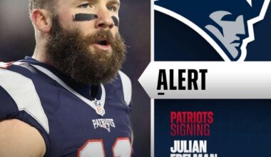 Per himself, Julian Edelman is signing with the Patriots