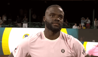 Tennis Player Frances Tiafoe on Kevin Durant leaving when he went to a 3rd set during his match in Houston "I seen KD left when I went 3 sets. He's old as hell so he had to go back and get some rest" 😂😂😂😂😂
