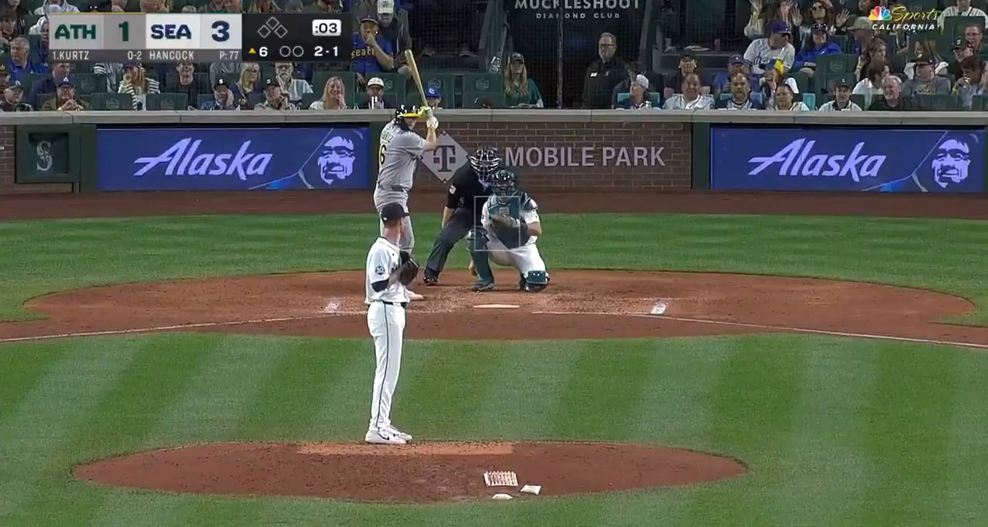 Athletics Nick Kurtz and Shea Langeliers hit back to back homers vs the Seattle Mariners