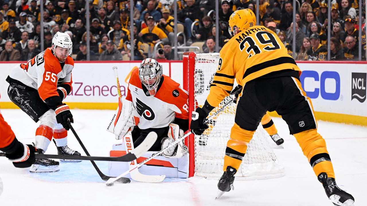 Vladar makes 27 saves, Flyers shut out Penguins in Game 2 of East 1st round
