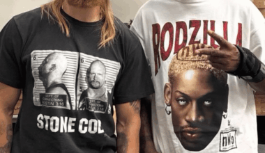 George Kittle Met Up With Dennis Rodman Ahead of WrestleMania 🔥