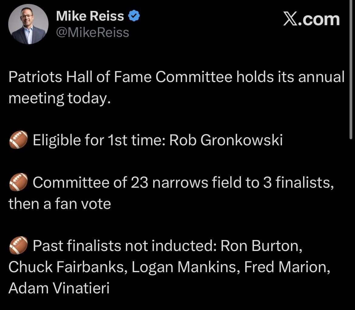 Vinatieri and Gronk?