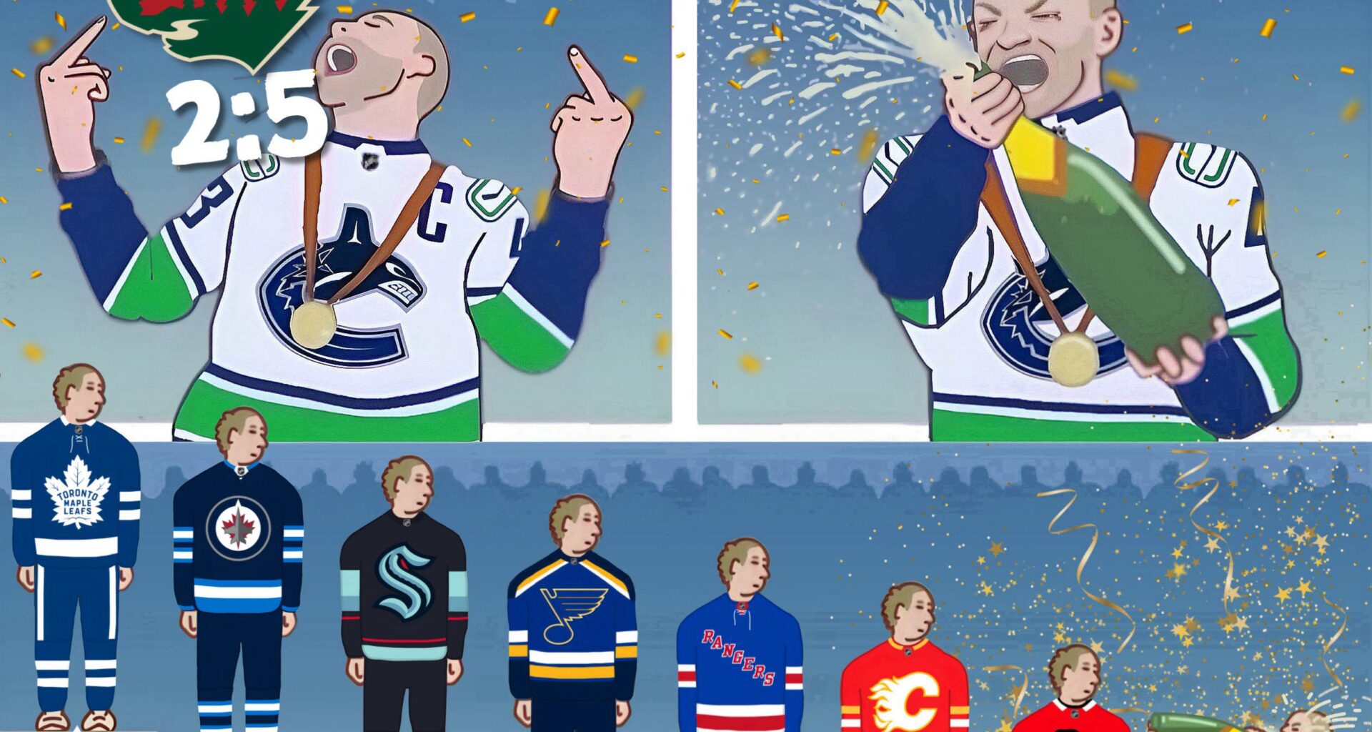 Canucks clinched LAST place!