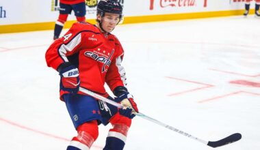 Cole Hutson lists the NHL players who were the toughest to defend against in his first 14 career games with Capitals