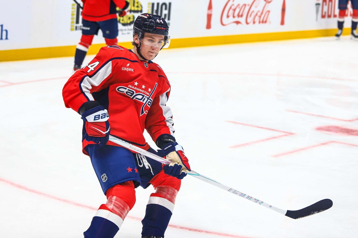 Cole Hutson lists the NHL players who were the toughest to defend against in his first 14 career games with Capitals