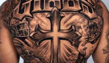 Gibbs new “ Sonic” back tattoo