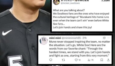 “Japanese Murakami fans assuring White Sox fans that they have bad baseball in Japan too”