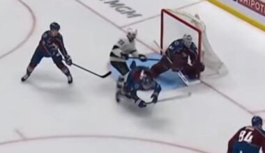 Do you think the Kings should have been penalized for cross checking a hot second before they scored the first goal of the game?