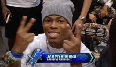 Gibbs front row at WrestleMania Vegas tonight!