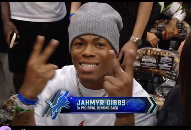 Gibbs front row at WrestleMania Vegas tonight!