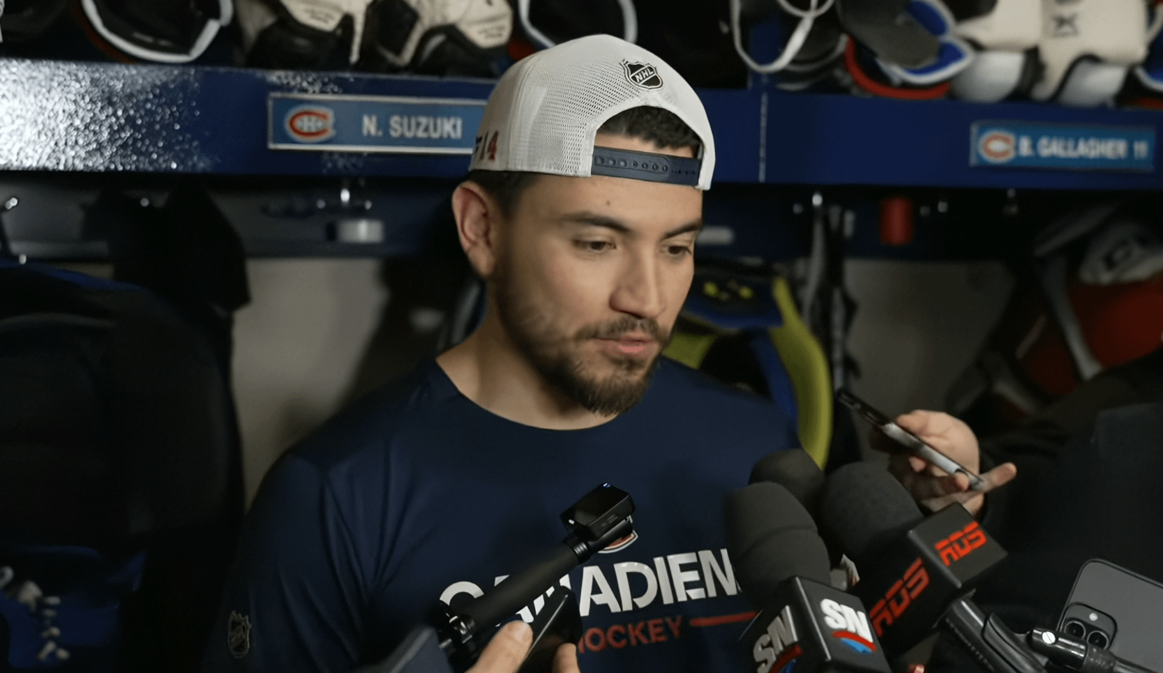 Nick Suzuki's wife gave birth on Wednesday