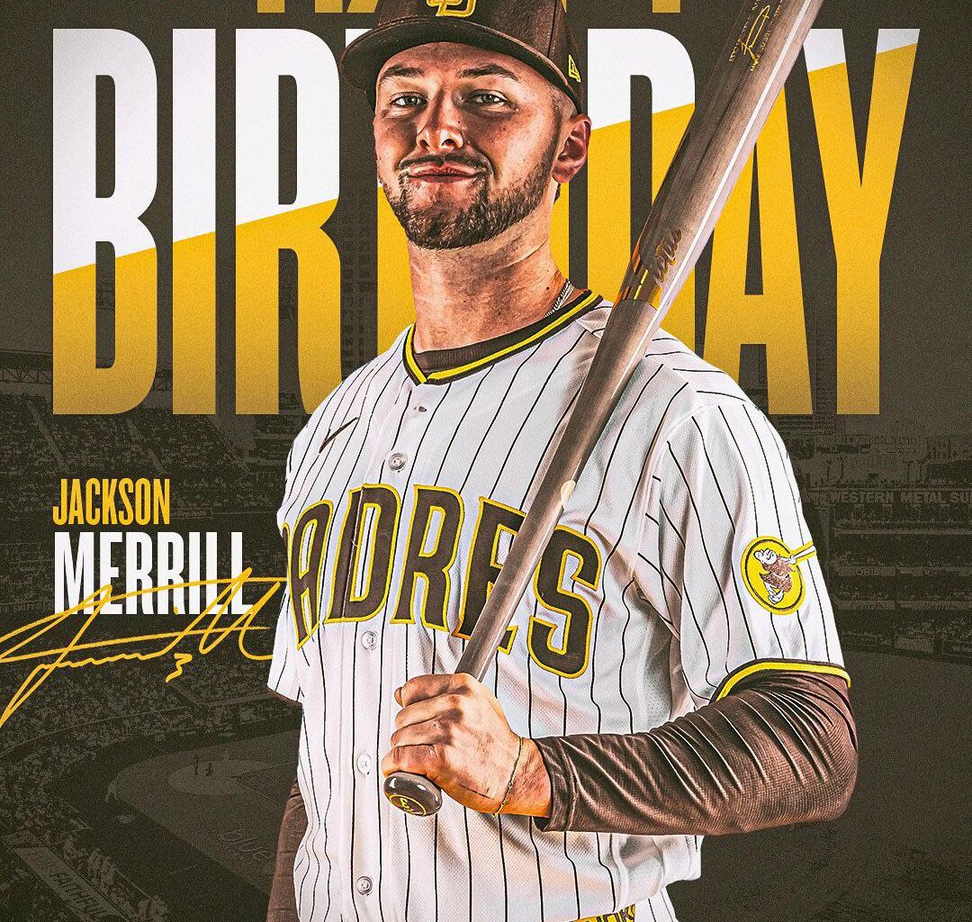 [Padres] Happy birthday, Jackson! 🥳