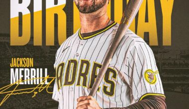 [Padres] Happy birthday, Jackson! 🥳