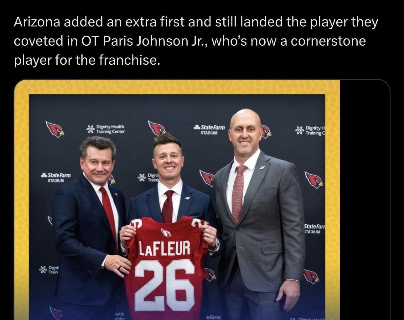 Trade down does seem imminent