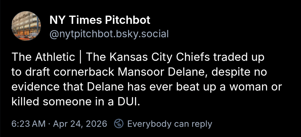 We were all left wondering