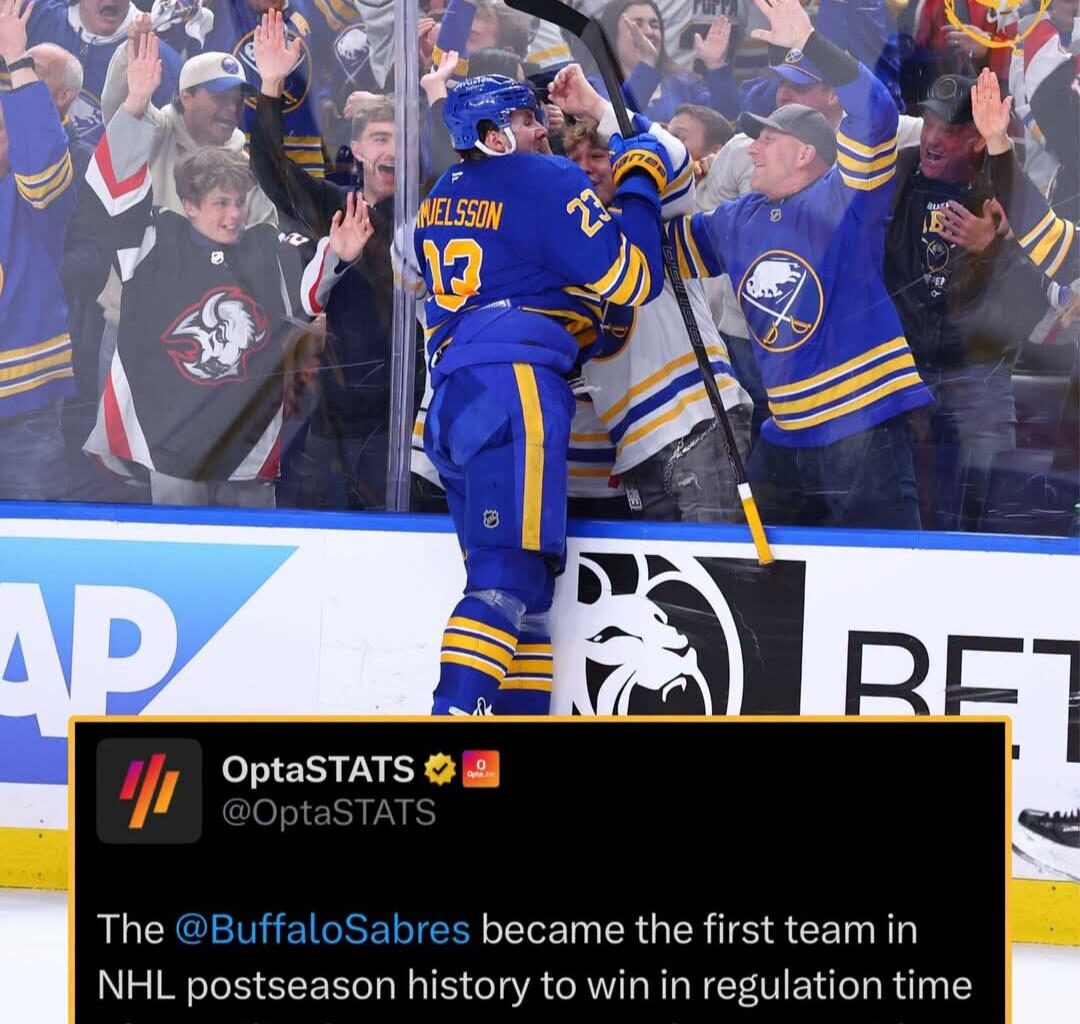 The Buffalo Sabres set a new NHL record last night