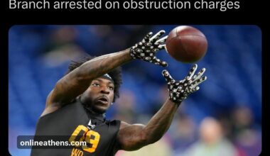 Former Georgia wide receiver Zachariah Branch arrested on obstruction charges