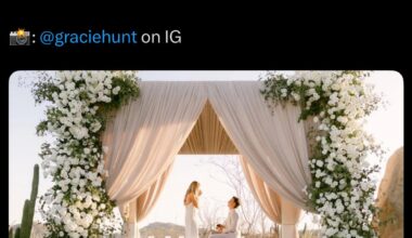 [Farzin Vousoughian] Gracie Hunt, daughter of Chiefs owner Clark Hunt, is engaged to former SMU QB Derek Green, son of former Chiefs QB Trent Green. 📸: @graciehunt on IG