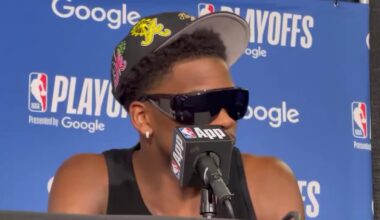 Ant on what he told Rudy going into the 4th: “I told him, like, but we ain't bringing no double team. You're gonna guard him one on one all night and stop reaching because he's gonna flop and they're gonna call a foul. So just play him straight up.”