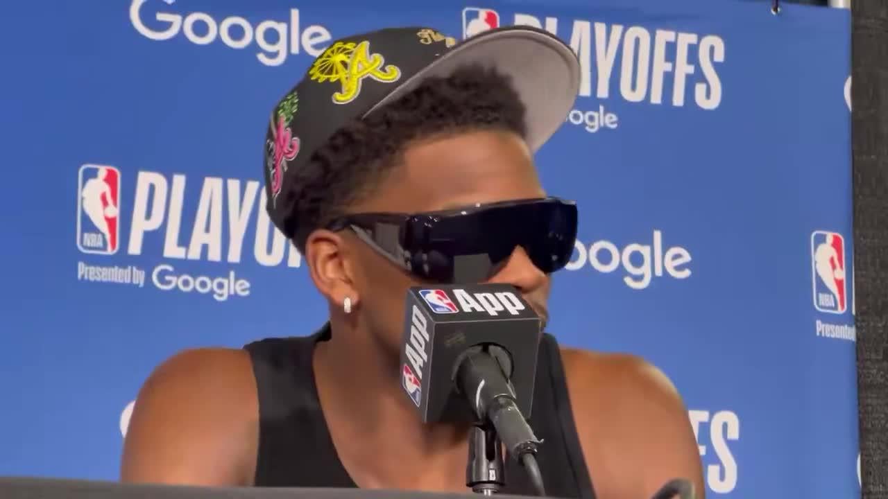 Ant on what he told Rudy going into the 4th: “I told him, like, but we ain't bringing no double team. You're gonna guard him one on one all night and stop reaching because he's gonna flop and they're gonna call a foul. So just play him straight up.”