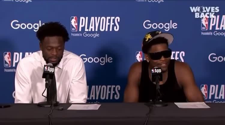 Ant after last night's win: "I love Donte. I told him after the game he got gorrilla nuts." Randle nods approvingly