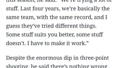 Jovic: “It’s on me, of course. Next [season] & this year, too. [..] Some stuff suits you better, some stuff doesn’t. I have to make it work. [..] I’ve been shooting higher percentages since I came into the league. [Forty percent] two years ago, 37 last year. I’m sure I can get back to that.”