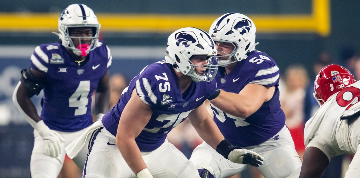 2026 NFL Draft prospect Kansas State center Sam Hecht