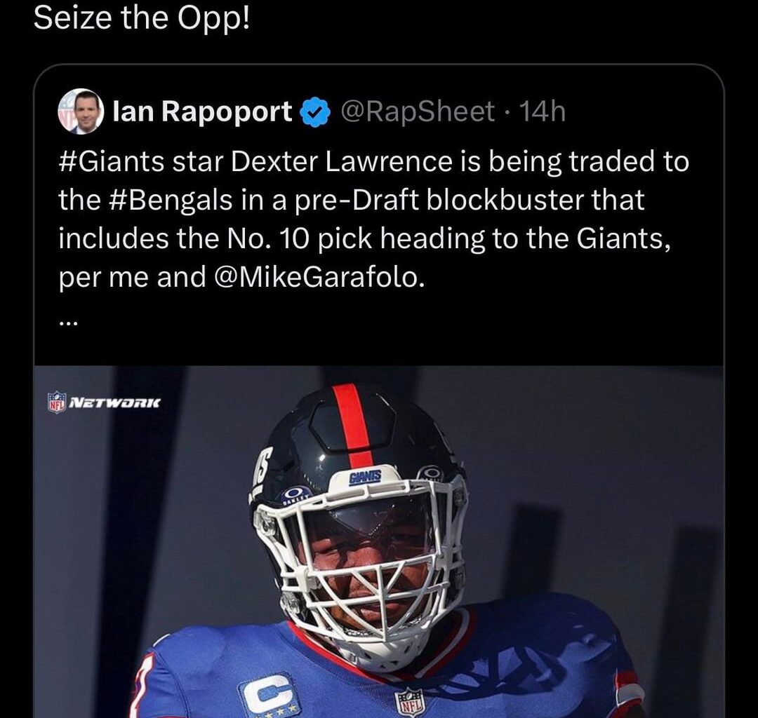 Whit on the Dexter Lawrence trade