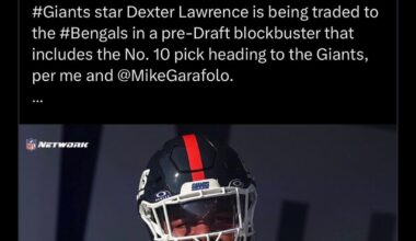 Whit on the Dexter Lawrence trade