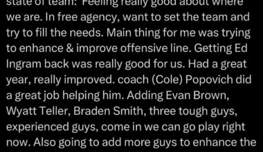 Demeco Ryan’s on state of team