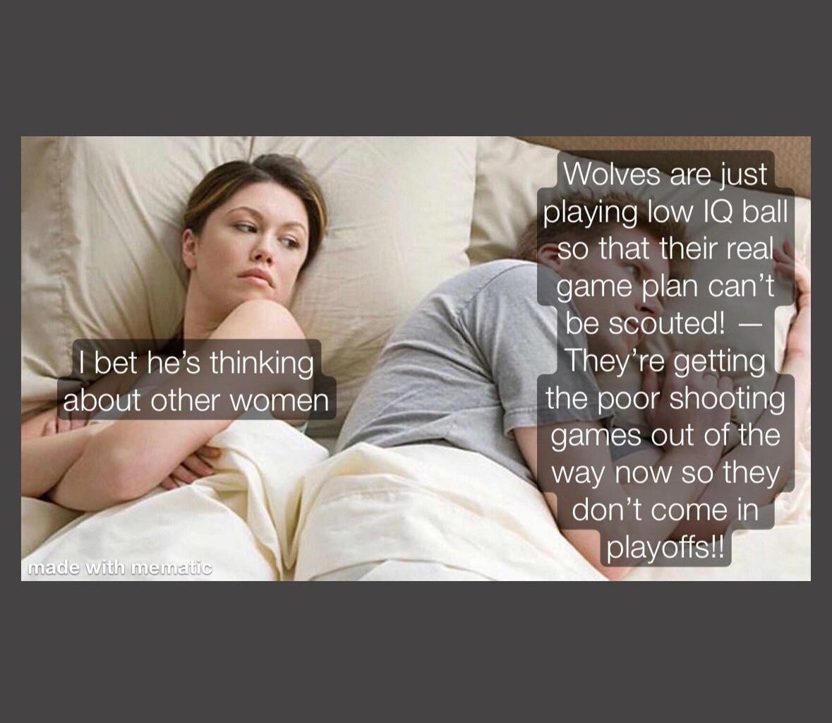 Cope? Or 1000 IQ strategy??