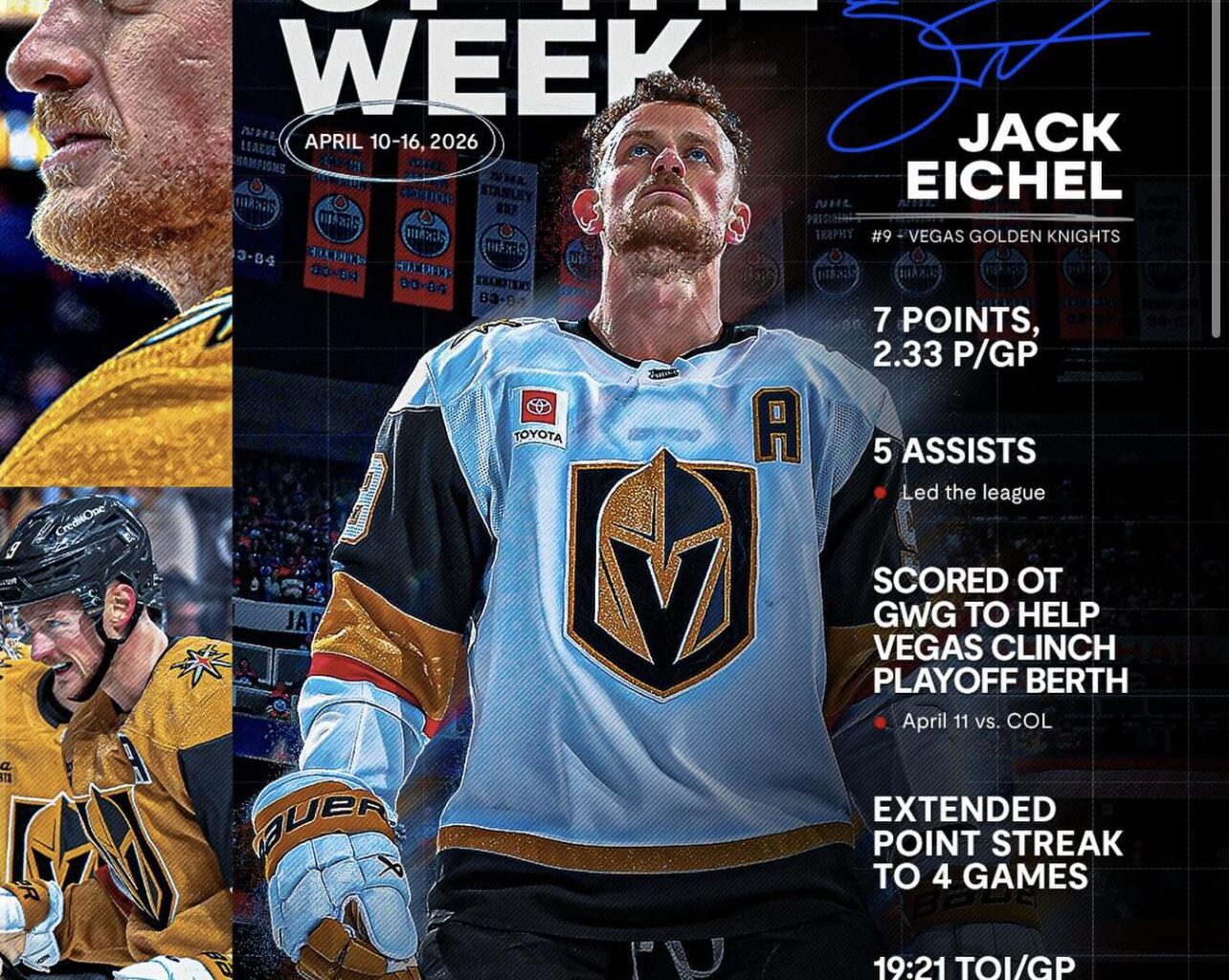 NHLPA Player of the Week - Jack Eichek