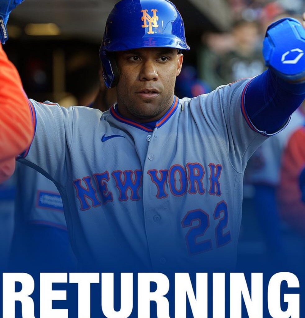 [Talkin Baseball] Juan Soto will be back with the Mets tomorrow (per Jon Heyman)