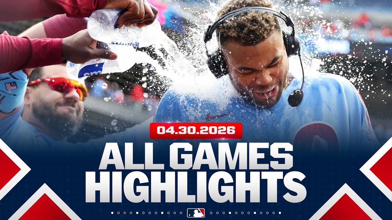 Highlights from ALL GAMES on 4/30 (Phillies walk it off TWICE, Orioles crush 2 grand slams, MORE!)