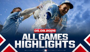 Highlights from ALL GAMES on 5/9 (Brewers' walk-off win, Bobby Witt Jr.'s inside-the-parker, MORE!)