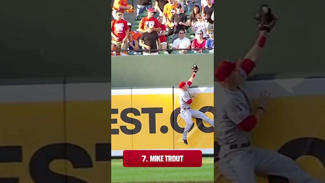 The GREATEST CATCHES in MLB history! (Trout, Edmonds, and more!)