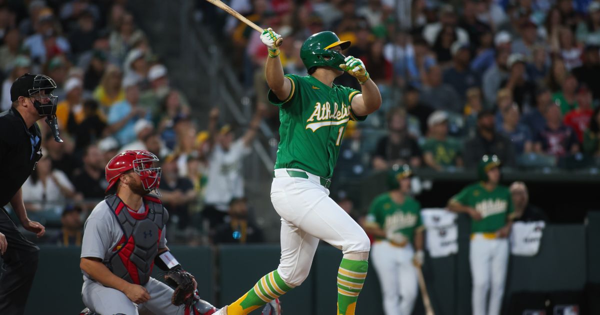 Nick Kurtz hits 3rd career grand slam to help the Athletics beat the Cardinals 6-2 :: WRAL.com