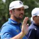 Bryson DeChambeau waves to the crowd during day one of LIV Golf Mexico City at Club de Golf Chapultepec