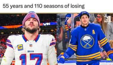 You have to love sports! Unless you live in Buffalo.