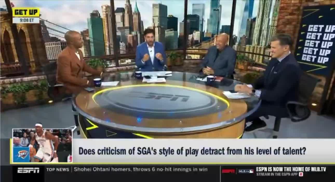 Mike Greenberg on SGA style of play: “Watching him play is agonizing. It is not fun…. You have to understand that for the rest of us, watching this style of play is not like watching Steph, it’s not like watching Michael Jordan. It’s just not.”